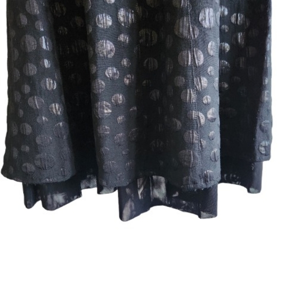 ⬇️WD.NY Black Floral Detail Midi Dress - Picture 10 of 10